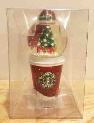 Rare Starbucks 2006 Holiday Snow Globe Ornament Red To Go Cup Christmas Tree - Sold on eBay Nov, 9th 2019 for $19.99