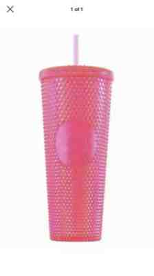 NEW LIMITED EDITION 2019 STARBUCKS HOT PINK NEON COLD CUP TUMBLER STRAW - Sold on eBay Nov, 9th 2019 for $40.00