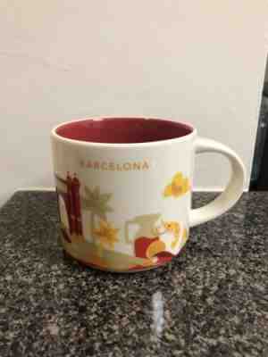 BARCELONA SPAIN STARBUCKS YOU ARE HERE COLLECTION MUG - NO BOX, NO SKU - Sold on eBay Nov, 9th 2019 for $35.00