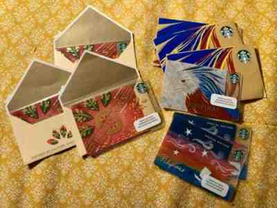 Starbucks Philippines Cards Special Edition 2014 2015 2017 Lot of 8 w/ 6 Sleeves - Sold on eBay Nov, 9th 2019 for $39.00