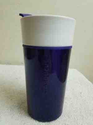 Starbucks Coffee Stainless Steel and Ceramic Tumbler Purple White 12 fl oz 2015 - Sold on eBay Nov, 9th 2019 for $21.24