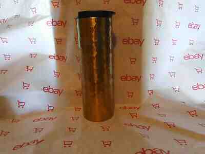 Starbucks 2012 GOLD Hammered Stainless Steel Travel Tumbler BRAND NEW tags  - Sold on eBay Nov, 9th 2019 for $34.99