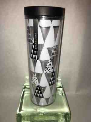 STARBUCKS Christmas Holiday Tree Coffee Travel Tumbler 16 oz Cup . - Sold on eBay Nov, 9th 2019 for $17.99