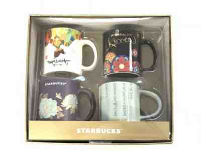 Starbucks Coffee 2017 Korea Mini Demitasse Espresso 3oz  Mugs Set of 4 NEW  - Sold on eBay Nov, 9th 2019 for $49.95