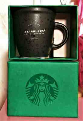 Starbucks 2016 Black Abbey 3 oz Demitasse Cup Holiday Mini Espresso Mug RARE NEW - Sold on eBay Nov, 9th 2019 for $16.99