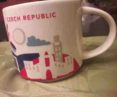 [Free Shipping] NWB STARBUCKS CZECH REPUBLIC You Are Here (YAH)  14 Oz Mug Limit - Sold on eBay Nov, 9th 2019 for $38.50