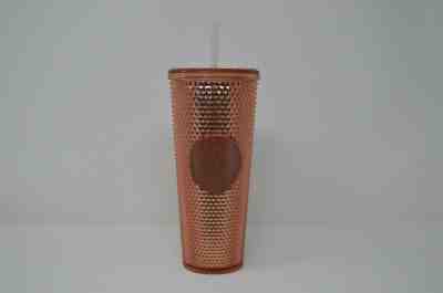 Starbucks Pink Tumbler 2019 Rose Gold Radiant Iridescent Jeweled 24oz Cold Cup - Sold on eBay Nov, 9th 2019 for $49.99