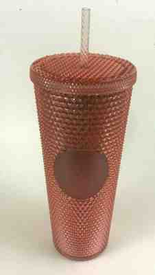 Starbucks 2019 Rose Gold Pink Radiant Sparkling Jeweled Jewel Venti 24oz Tumbler - Sold on eBay Nov, 9th 2019 for $49.99