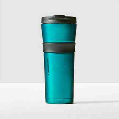 RARE Starbucks Stainless Steel Coffee Tumbler Teal 16 oz Double Wall Cup New - Sold on eBay Nov, 9th 2019 for $59.99