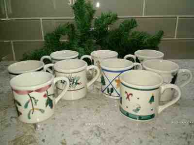 LOT OF 8 HARTSTONE STARBUCKS COLLECTIBLE CHRISTMAS HOLIDAY MUGS COFFEE CUPS - Sold on eBay Nov, 9th 2019 for $36.00