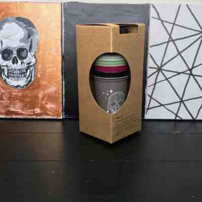 Starbucks 2019 HALLOWEEN 6 Pack Reusable Cups Hot Coffee +Lids Skull Pumpkin NEW - Sold on eBay Nov, 9th 2019 for $24.95