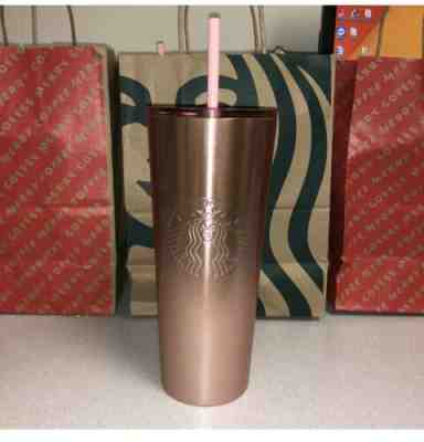Rose Gold Starbucks Holiday 2019 Tumbler - Sold on eBay Nov, 9th 2019 for $32.00