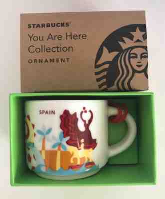 Starbucks Coffee YAH collection ornament Spain Mugs 2 oz  - Sold on eBay Nov, 9th 2019 for $37.99
