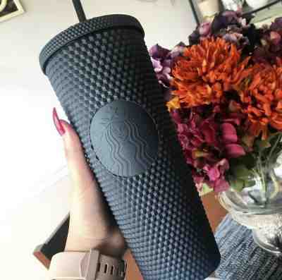 Starbucks Matte Black Studded Tumbler Cup Limited Edition Fall 2019  - Sold on eBay Nov, 9th 2019 for $69.00