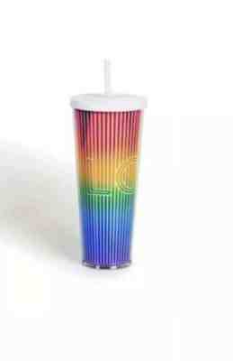 New 2019 Starbucks LOVE Rainbow Venti Limited Edition 24 Oz Cup Tumbler Pride - Sold on eBay Nov, 9th 2019 for $29.95