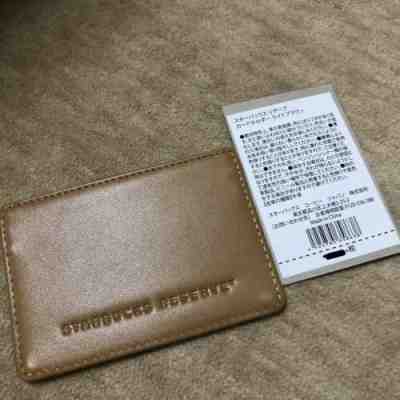 ?Starbucks Japan?Card holder Light Brown Reserve Roestry Tokyo Store limited? - Sold on eBay Nov, 9th 2019 for $40.00