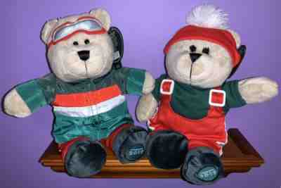 2 Starbucks Bearista Barista Bears Plush 2019 Christmas Limited Edition New - Sold on eBay Nov, 9th 2019 for $64.95