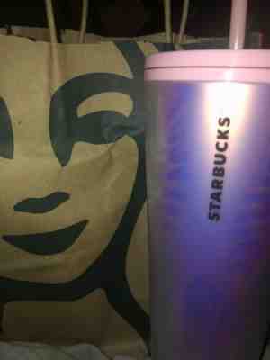 New Starbucks 2019 Holiday Holographic Iridescent Pine Cone Winter Tumbler 24 Oz - Sold on eBay Nov, 9th 2019 for $40.00
