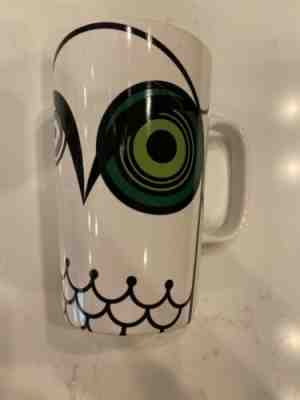 Starbucks Coffee Ceramic Mug 2014 Green-Eyed Owl Tall 16 Oz - Sold on eBay Nov, 9th 2019 for $17.89