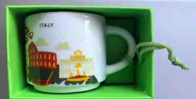Starbucks You Are Here YAH Ornament Mug - Italy, New In Box with SKU tag - Sold on eBay Nov, 9th 2019 for $38.99