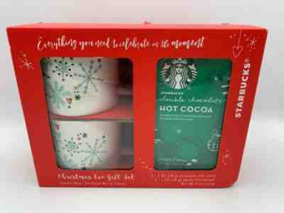 Starbucks 2018 Holiday Christmas Eve Snowflake Mug Excellent Condition Gift Set - Sold on eBay Nov, 8th 2019 for $36.99