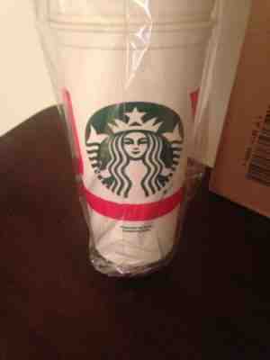 SLEEVE OF 25 NEW STARBUCKS "JOY" REUSABLE TRAVEL 16 OZ. TUMBLERS CUPS NO LIDS  - Sold on eBay Nov, 8th 2019 for $15.00
