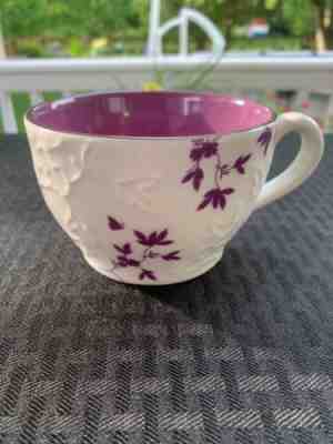 2006 Starbucks Mug / Cup. White and Purple Leaves Embossed Floral Flowers MINT!! - Sold on eBay Nov, 8th 2019 for $17.99
