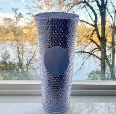 2019 Starbucks Studded Tumbler Platinum Iridescent Venti 24 oz Holiday Christmas - Sold on eBay Nov, 8th 2019 for $34.00