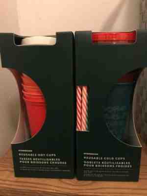starbucks reusable cup set 2019 HOLIDAY BUNDLE - Sold on eBay Nov, 8th 2019 for $50.00