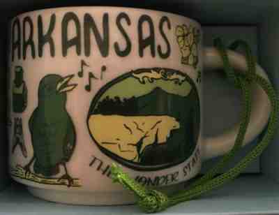 Starbucks Been There Series Ornament Arkansas 2 oz. Mug New **Free Shipping** - Sold on eBay Nov, 8th 2019 for $24.95