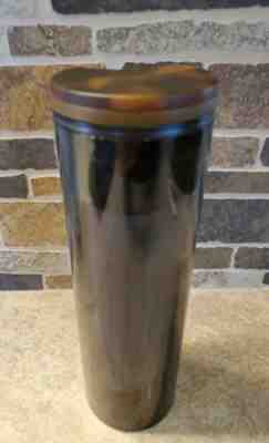 NEW Starbucks Black Tumbler with Tortoise Shell Sealing Twist Lid 16 oz - Sold on eBay Nov, 8th 2019 for $23.99