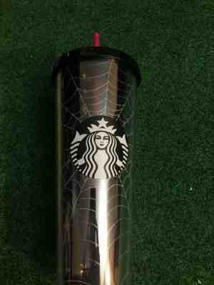 New Starbucks 2019 Glitter Spiderweb - LIMITED Cups For Halloween - HURRY - Sold on eBay Nov, 8th 2019 for $29.99