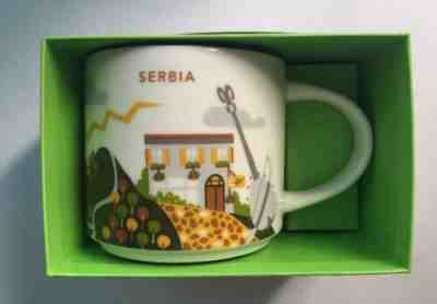 Starbucks You Are Here  SERBIA Mug 14oz - Sold on eBay Nov, 8th 2019 for $37.00