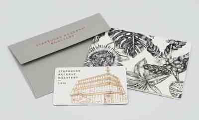 Japan Starbucks Reserve Roastery Tokyo Card 2019 - Sold on eBay Nov, 8th 2019 for $15.00