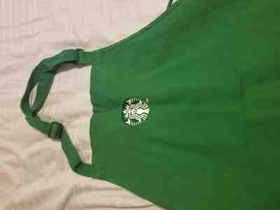 Starbucks USA Retail Store Barista Starbucks Green Apron - Sold on eBay Nov, 8th 2019 for $15.00