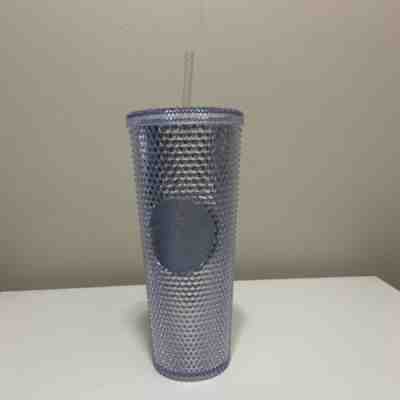 Starbucks Holiday 2019 Venti Studded Tumbler Iridescent Cold Cup Bling Platinum - Sold on eBay Nov, 8th 2019 for $39.99