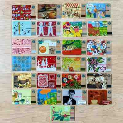 STARBUCKS Gift Card Lot of 25: Unused/PIN Intact - 2002 2003 2004 2005 2006 2007 - Sold on eBay Nov, 8th 2019 for $26.00