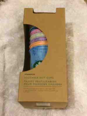 Starbucks Marble Hot Cups Reusable  6 Cup With Lids New 16 oz - Sold on eBay Nov, 8th 2019 for $28.00