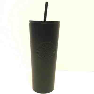  Starbucks Matte Black Stainless Steel Double Walled Cold Tumbler 24 oz - Sold on eBay Nov, 8th 2019 for $23.50