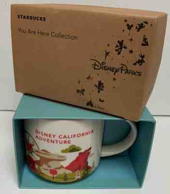 Disney California Adventure DCA Starbucks You Are Here Coffee Mug Cup Disneyland - Sold on eBay Nov, 8th 2019 for $17.95