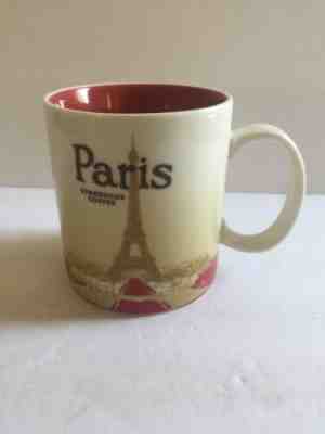 Starbucks Global Icon Collection Paris Eiffel Tower 16 oz Coffee Mug 2012 - Sold on eBay Nov, 8th 2019 for $19.99