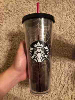 Starbucks 2019 Glitter Spiderweb Limited Edition Tumbler Cup Halloween Fall - Sold on eBay Nov, 8th 2019 for $34.95
