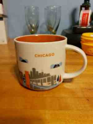 Chicago Starbucks Coffee Ceramic Mug 2014 You Are Here Collection - Sold on eBay Nov, 8th 2019 for $16.50