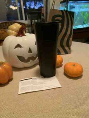 Starbucks Fall 2019 Matte Black Halloween Limited Edition Tumbler - Sold Out - Sold on eBay Nov, 8th 2019 for $55.00