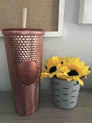 NEW Starbucks Venti Tumbler Summer 2019 IRIDESCENT JEWELED 24oz Rose Gold Pink - Sold on eBay Nov, 8th 2019 for $49.97