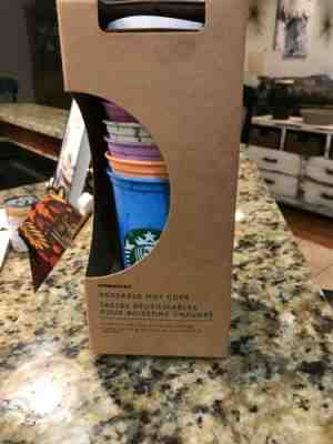 Starbucks Coffee Reusable Hot Cups - Variety 6 Pack - Sold on eBay Nov, 8th 2019 for $25.00