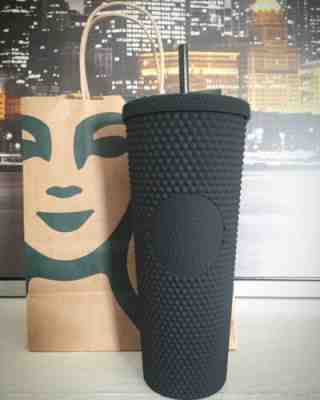 Starbucks Matte Black Studded 24oz Tumbler Cup Fall 2019 Halloween Edition - Sold on eBay Nov, 8th 2019 for $70.00