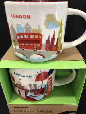 Starbucks England & London You Are Here Coffee Mug 14oz Cup YAH Collection NIB - Sold on eBay Nov, 8th 2019 for $53.70