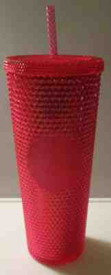 Brand New 2019 Starbucks 24 oz. Studded Pink Tumbler Cold Cup  - Sold on eBay Nov, 8th 2019 for $30.00