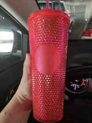 NEW 2019 NEON PINK Holiday Starbucks Tumbler (readytoship) Sold Out!! - Sold on eBay Nov, 8th 2019 for $38.00